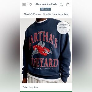 NWT Abercrombie Crewneck